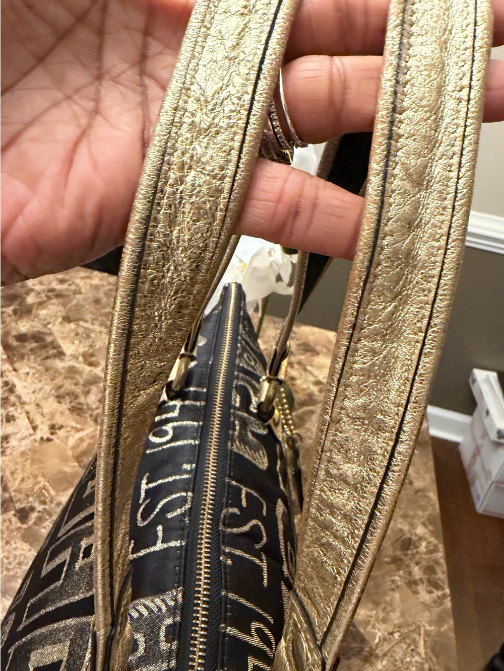 Coach Poppy Storypatch Glam Tote - Picture 8 of 15